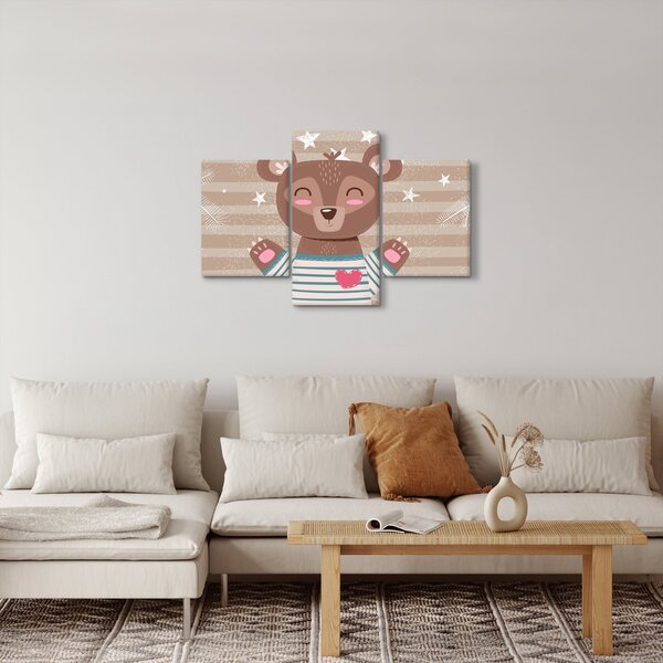 Obraz - Milujúci medvedík (90x60 cm)
