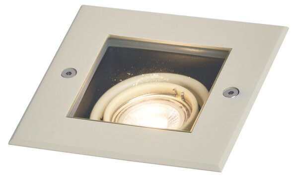 Moderné zemné bodové svietidlo béžové GU10 50 mm otočné a naklápacie IP65 - Oneon