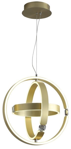 Závesné LED svietidlo Sirius, 3x LED 80w, 4000k, g