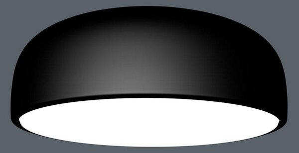 Stropné Lampa FLOS, Smithfield, stmievateľné, Čierna, Obývacia izba, Kov, Dizajnový