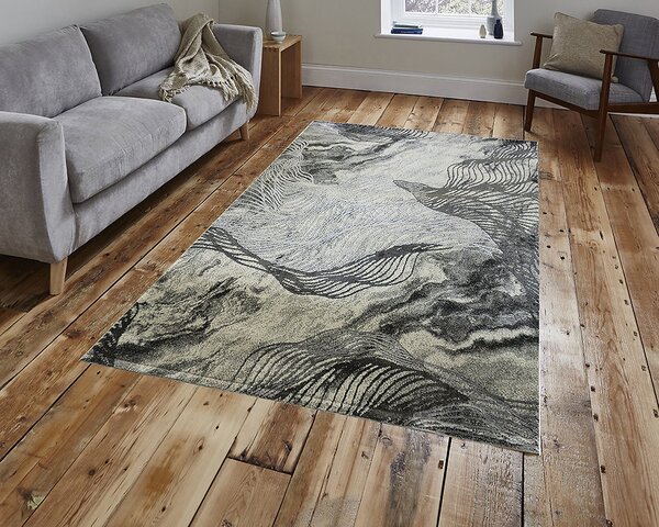 Berfin Dywany , Kusový koberec Marvel 7601 Grey, 80x150, šedá, obývacia izba
