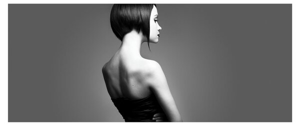 Obraz elegantnej ženy (120x50 cm)