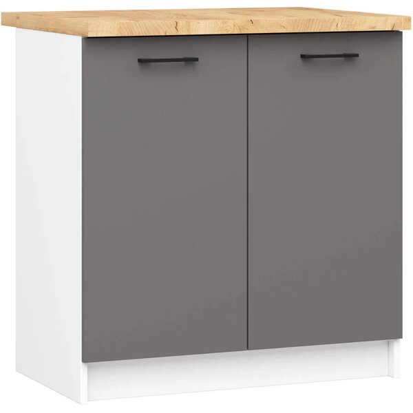 Kuchynská doska VERMINA - 80x60x3, 2 cm, dub craft