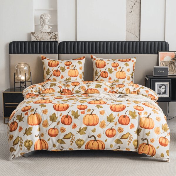 Obliečky z mikrovlákna AUTUMN PUMPKINS farebné Rozmer obliečky: 70 x 90 cm | 140 x 220 cm