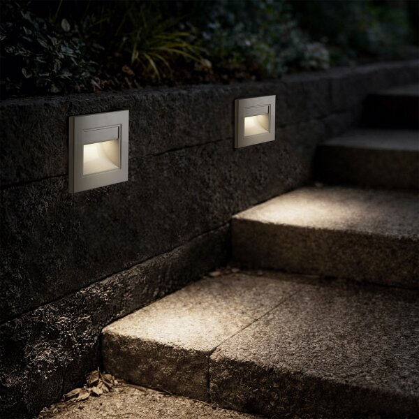 Brilagi - LED schodiskové svietidlo STEP LIGHT LED/1,5W/230V IP44 biele