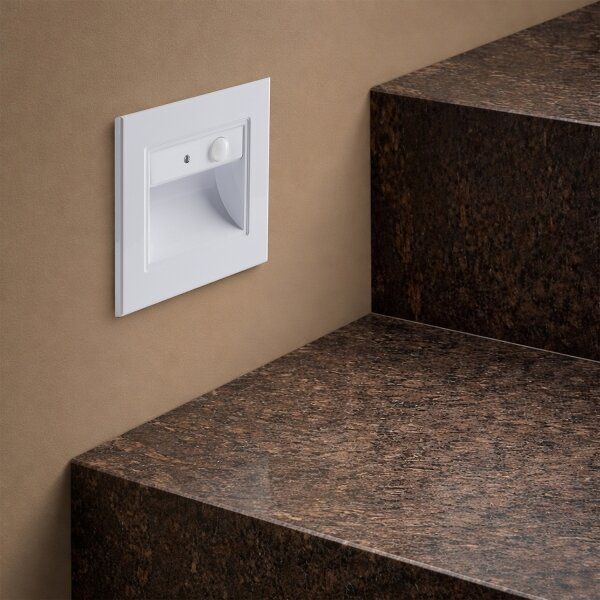 Brilagi - LED schodiskové svietidlo so senzorom STEP LIGHT LED/1,5W/230V IP44 biele