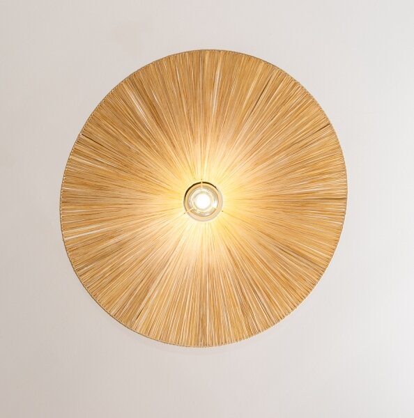 Brilagi - LED luster na lanku CERIA BOHO 1xE27/40W/230V, priemer 80 cm, rafia