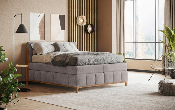 BOXSPRINGOVÁ POSTEĽ, 160/200 cm, taupe Livetastic - Online Only spálne, Online Only