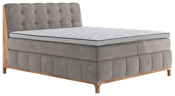BOXSPRINGOVÁ POSTEĽ, 160/200 cm, taupe Livetastic - Online Only spálne, Online Only