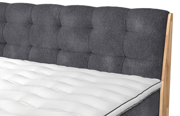 BOXSPRINGOVÁ POSTEĽ, 160/200 cm, antracitová - Online Only spálne, Online Only