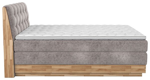 BOXSPRINGOVÁ POSTEĽ, 160/200 cm, béžová - Online Only spálne, Online Only