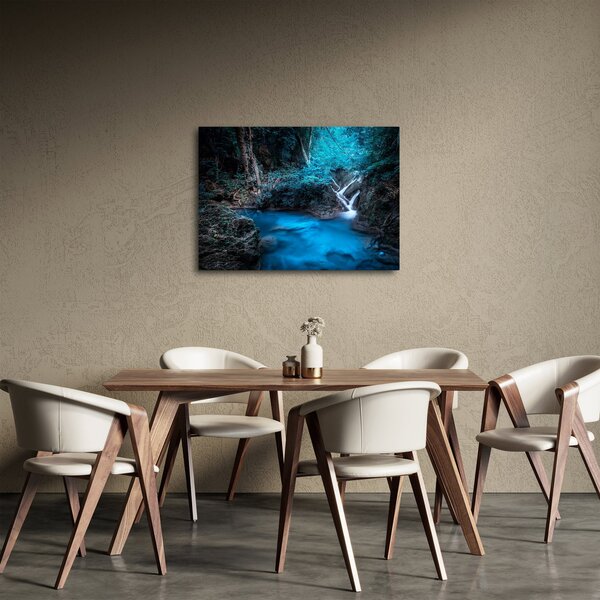 Obraz - Magická noc v tropickom lese (70x50 cm)