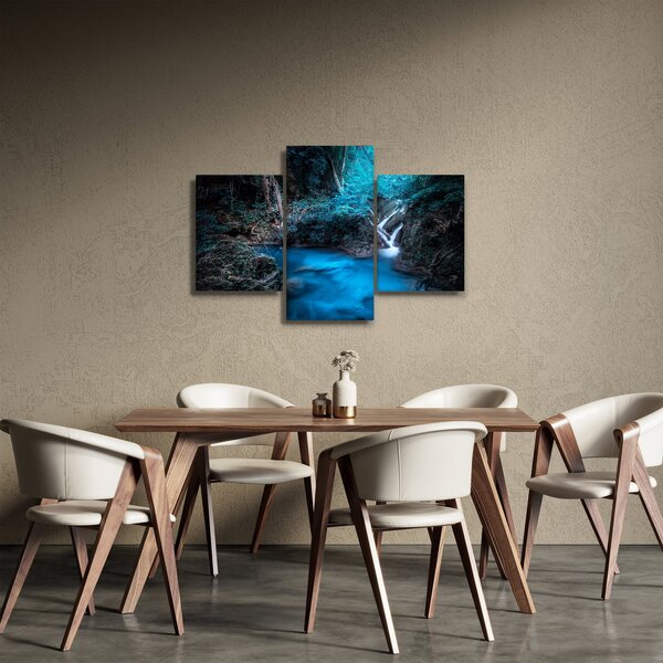 Obraz - Magická noc v tropickom lese (90x60 cm)