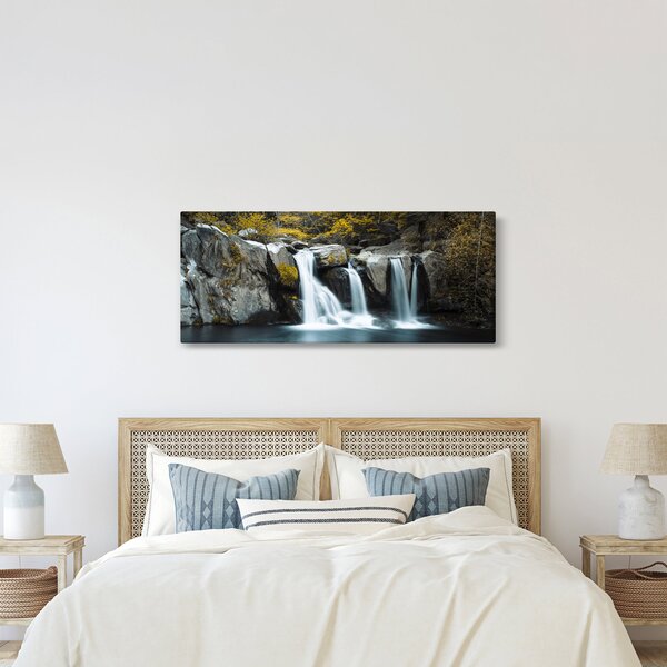 Obraz - Vodopády, Lushan, Čína (120x50 cm)