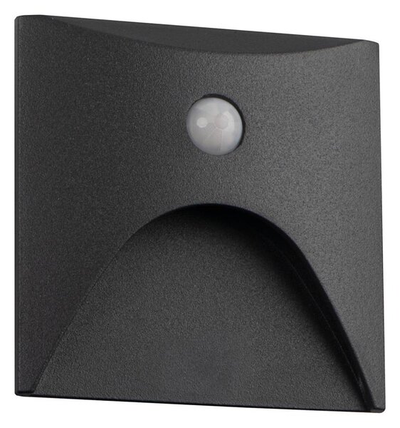 Kanlux 39131 - LED schodové svietidlo so senzorom EXIN 2,5W/230V 3000K IP65 antr. hr