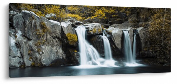 Obraz - Vodopády, Lushan, Čína (120x50 cm)