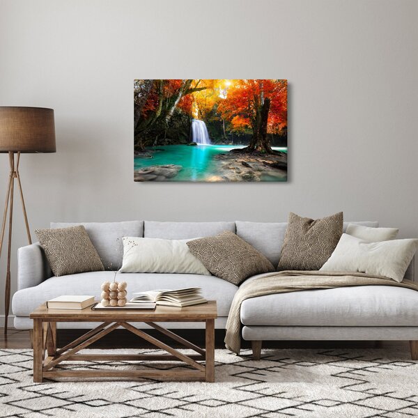 Obraz - Smaragdová lagúna (90x60 cm)