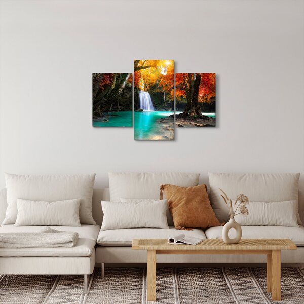 Obraz - Smaragdová lagúna (90x60 cm)