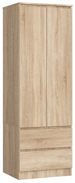 Šatníková skriňa so šuplíkmi 60 cm WREN - dub sonoma