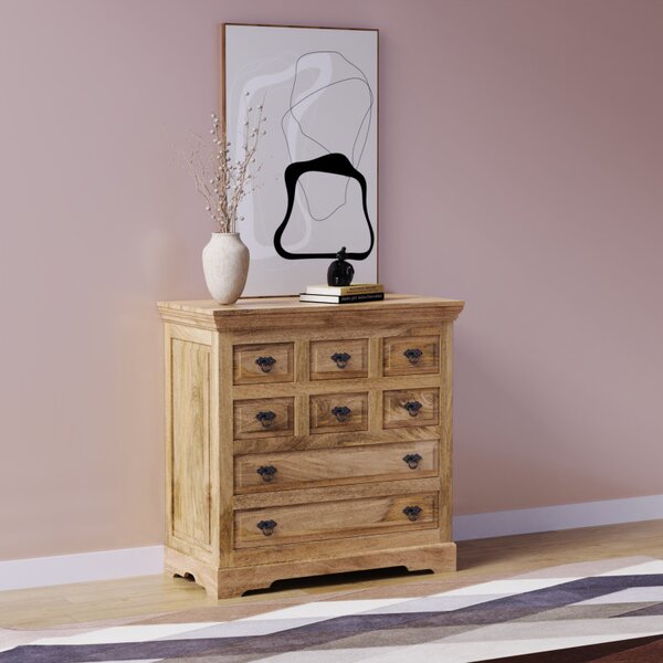 Komoda Guru 90x90x45 indický masív mango