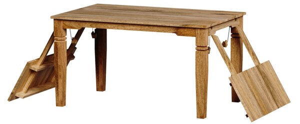 Rozkladací stôl Guru 140/220x90 z mangového dreva