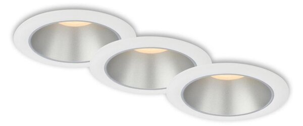 Briloner 7041-036 - SADA 3x LED Kúpeľňové podh. svietidlo LED/4,9W/230V biela