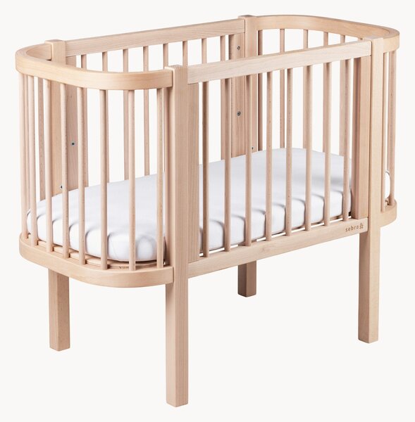 Detská postieľka z bukového dreva Nighty, 91 x V 80 cm