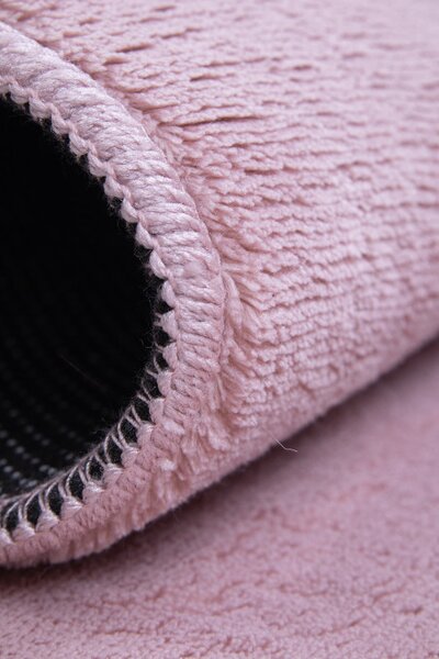 Protišmykový koberec PLUSH ružový