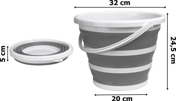 Skladacie vedro ASMAR 10 l