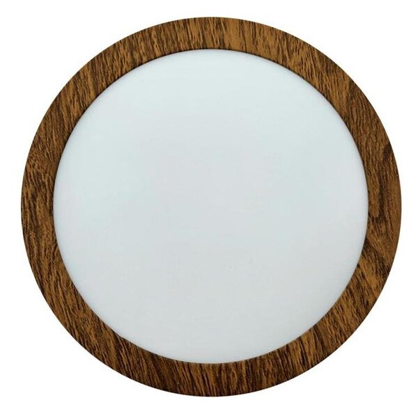 LED Stropné svietidlo RING LED/12W/230V 4200K pr. 16 cm hnedá