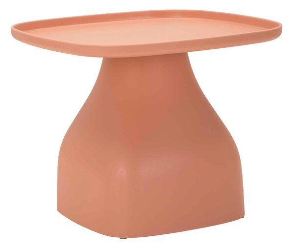KONFERENČNÝ STOLÍK, ružová, plast, 48/48/38 cm - Online Only obývacie izby, Online Only