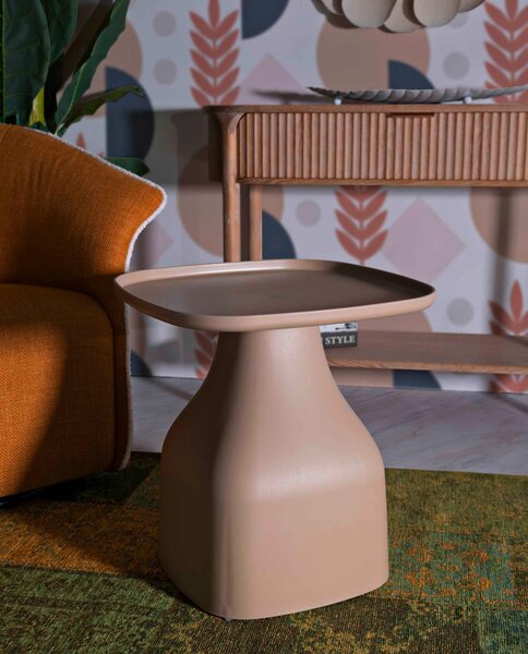 KONFERENČNÝ STOLÍK, béžová, plast, 48/48/50 cm - Online Only obývacie izby, Online Only