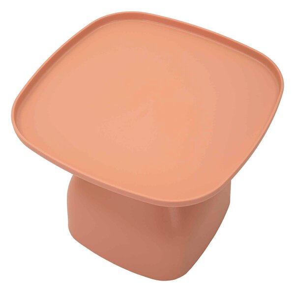 KONFERENČNÝ STOLÍK, ružová, plast, 48/48/38 cm - Online Only obývacie izby, Online Only
