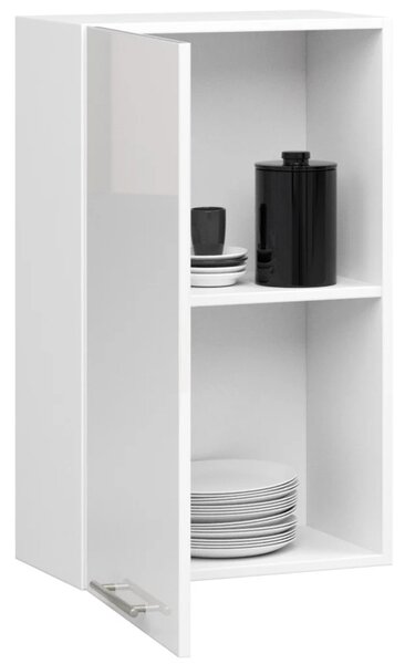 Horná kuchynská skrinka 50 cm VERMINA - biela / biela lesklá