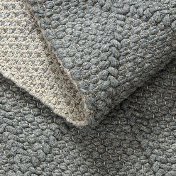 Dywany Łuszczów , Kusový koberec Tahar 99001G grey, 90x150, šedá, obývacia izba