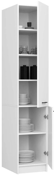 Vysoká kuchynská skriňa 40 cm VERMINA - biela