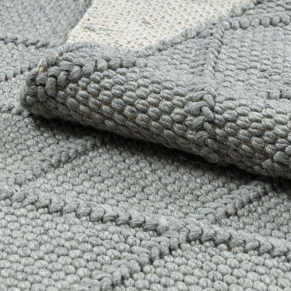 Dywany Łuszczów , Kusový koberec Tahar 99001G grey, 90x150, šedá, obývacia izba