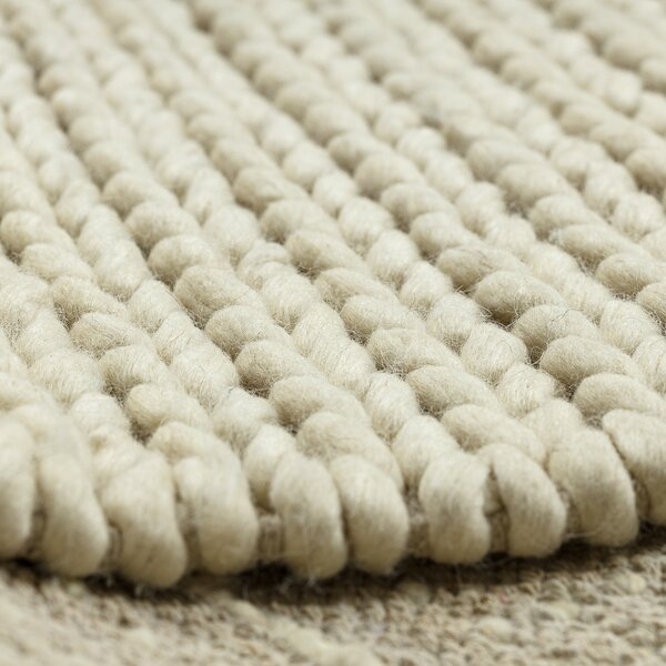 Dywany Łuszczów , Kusový koberec Tahar 99004B cream, 90x150, biela, obývacia izba