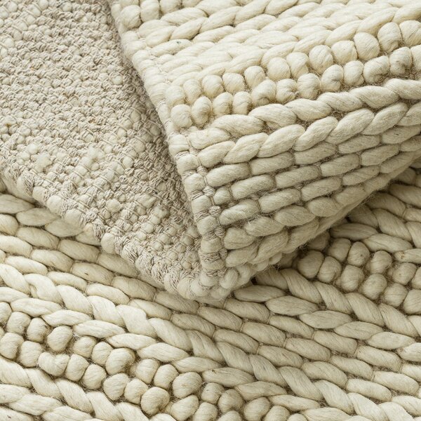 Dywany Łuszczów, Kusový koberec Tahar 99002B cream, 120x180, biela, obývacia izba