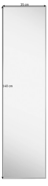 NÁSTENNÉ ZRKADLO 35/140/0,3 cm Xora - Zrkadlá na stenu
