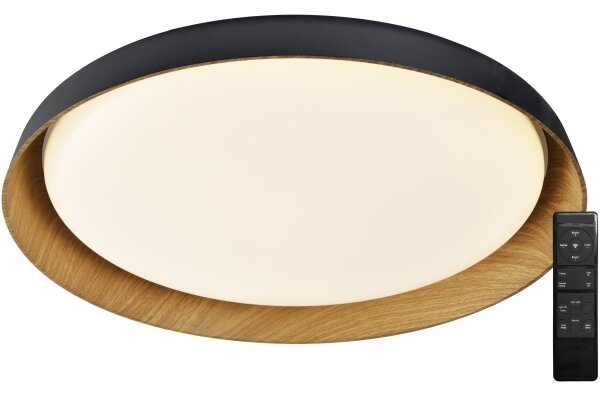 Top Light-LED Stm. stropné svietidlo SATELLITE LED/48W/230V 3000-6500K čierna + DO