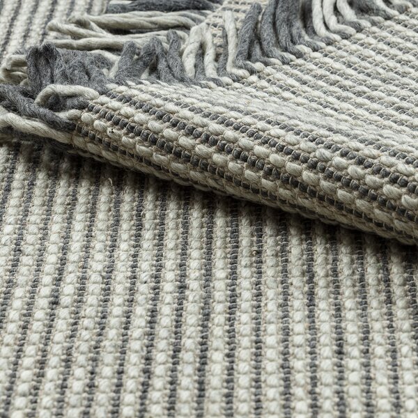 Dywany Łuszczów , Kusový koberec Tahar 99003F cream/grey, 90x150, béžová, obývacia izba