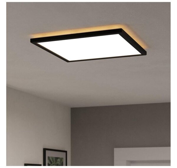 Eglo 901443-LED Kúpeľňové stropné svietidlo ROVITO 17,6W/230V 39x39cm IP44 čierna