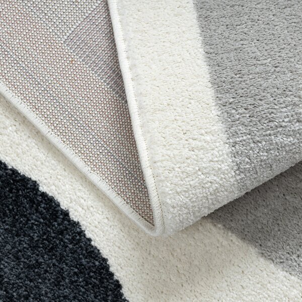 Dywany Łuszczów , Kusový koberec Fusion 0213 white/dark pink, 80x150, viacfarebná, kancelária