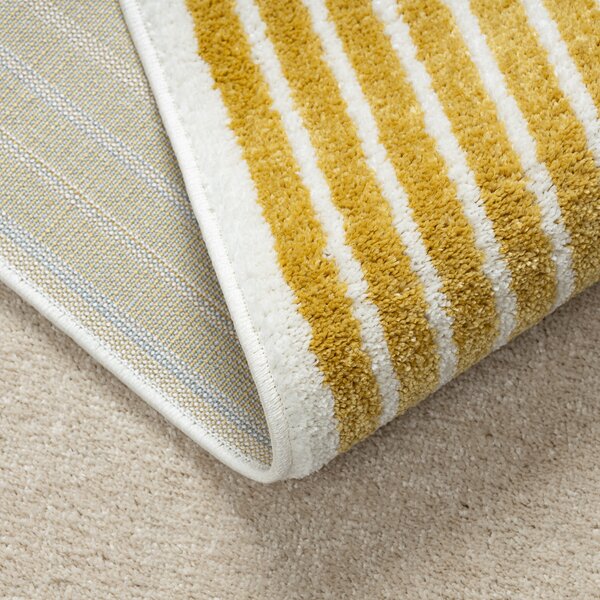 Dywany Łuszczów, Kusový koberec Fusion 0240 cream/yellow, 80x150, viacfarebná, kancelária