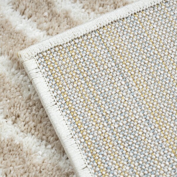 Dywany Łuszczów, Kusový koberec Fusion 0240 cream/yellow, 80x150, viacfarebná, kancelária