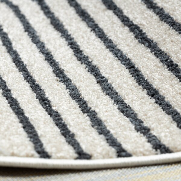 Dywany Łuszczów, Kusový koberec Fusion 0240 cream/yellow, 80x150, viacfarebná, kancelária