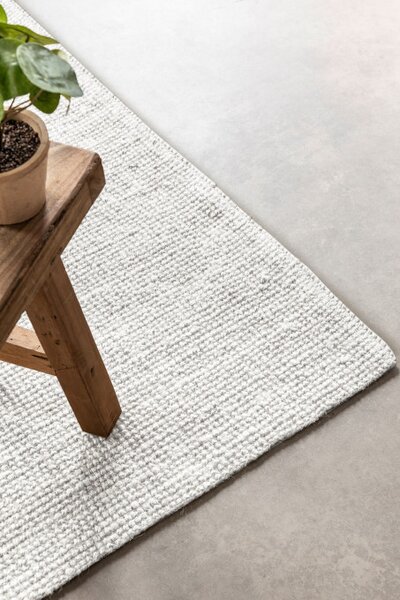 Koberec Hanse Home Bouclé Jaipur biely