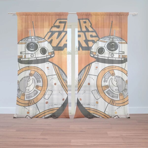 Sablio Záclony Star Wars Ohnivé pozadie: 2ks 150x250cm