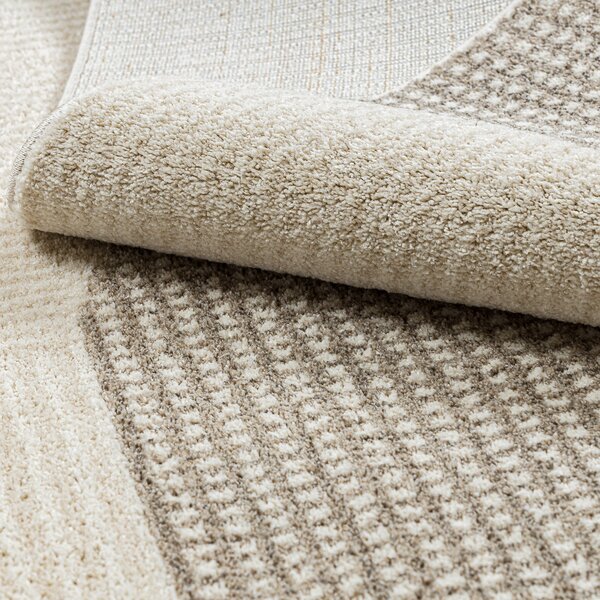 Dywany Łuszczów , Kusový koberec Fusion 0805 cream/beige, 80x150, béžová, kancelária